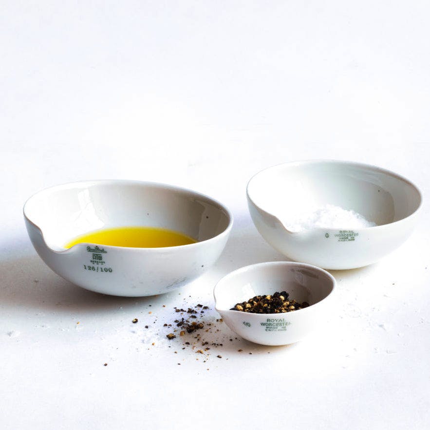 AG Hendy Olive Oil, Salt & Pepper Bowls, £22