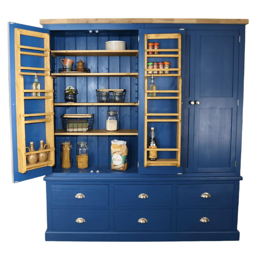 Captain’s Craftworks Corsair Larder Pantry Cupboard With Oak Top, £999.99