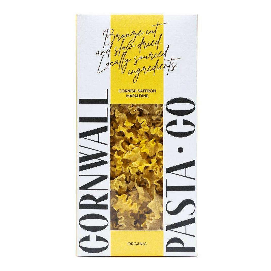 Cornwall Pasta Organic Cornish Saffron Mafaldine, £10