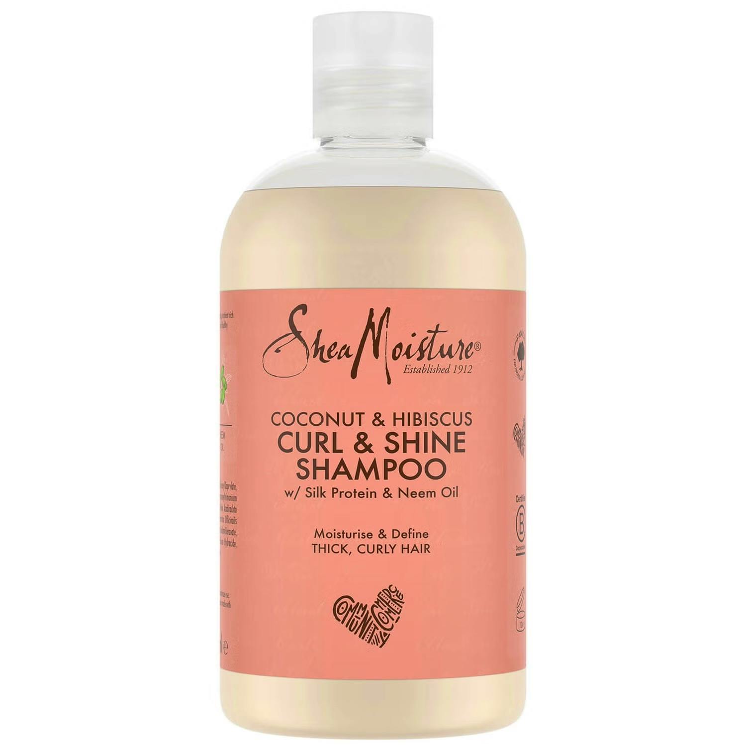 Shea Moisture Coconut and Hibiscus Curl & Shine Shampoo, £11