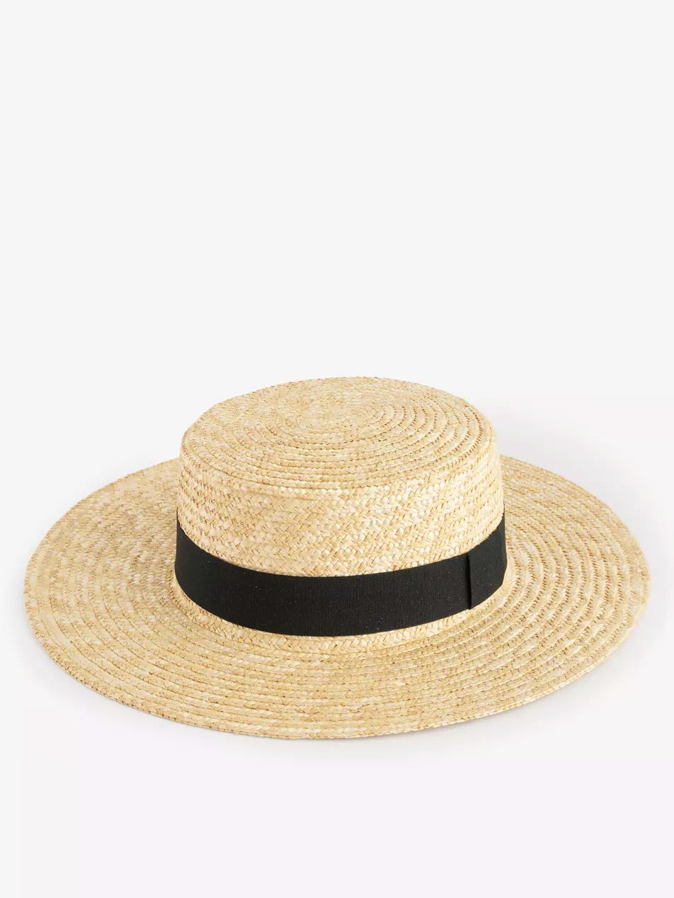 Boutique Bonita Cream Hat With Black, £60