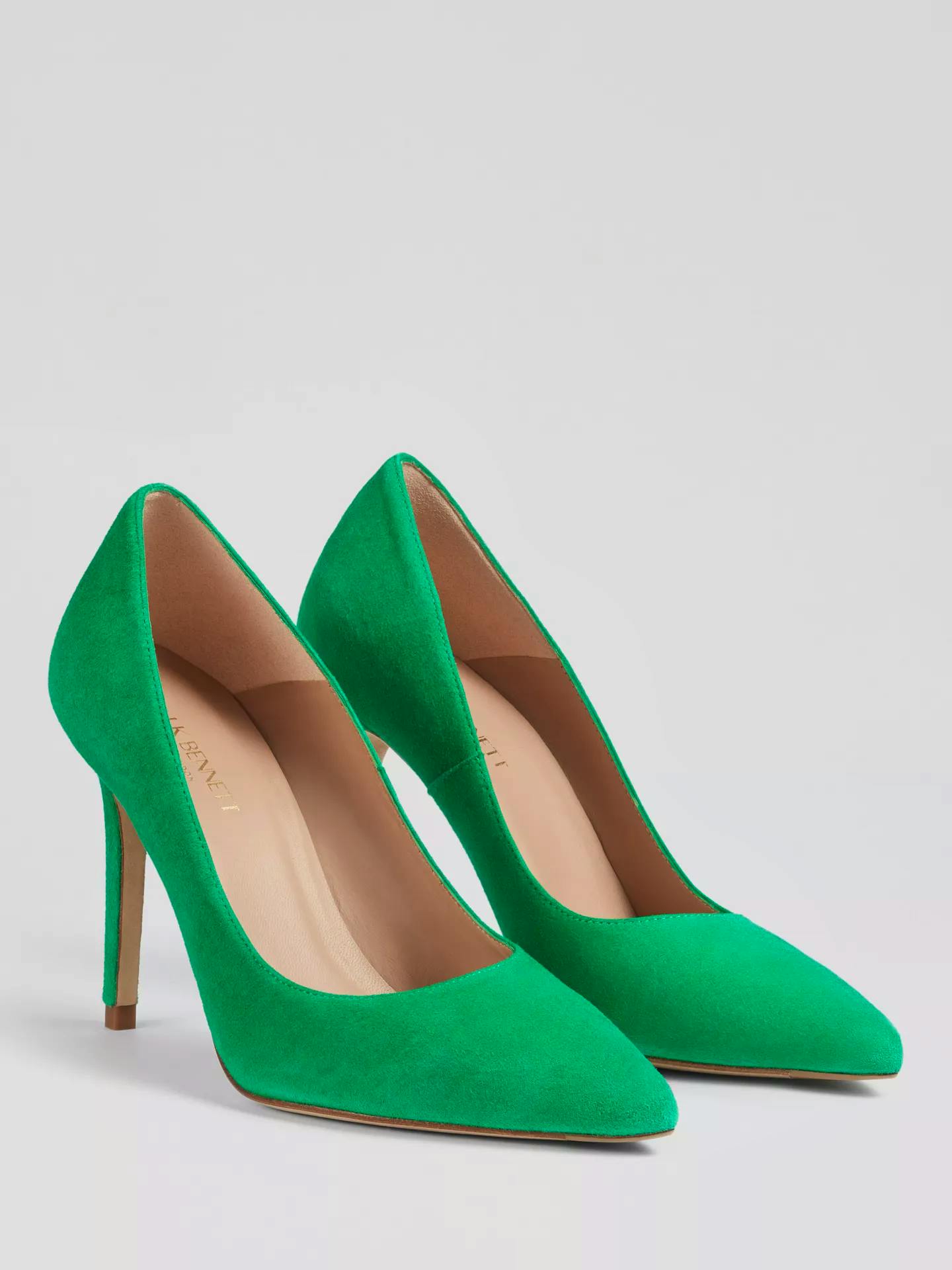 LK Bennett Fern Green Pointed Court Shoe, £174