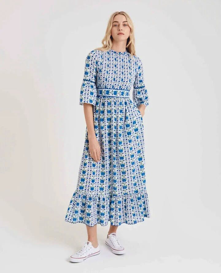 Pom London Pink City Prints Savannah Dress, £200