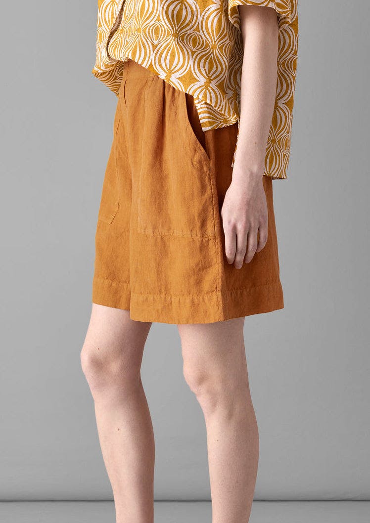 Toast Garment Dyed Linen Shorts, £99