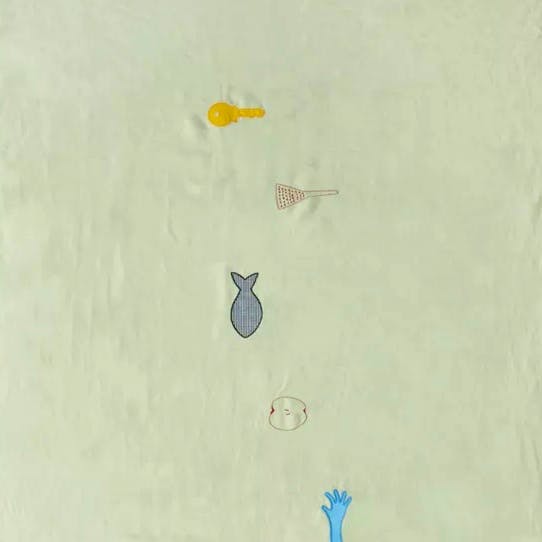 HAY X Laila Gohar Sobremesa Linen And Cotton Tablecloth, £209