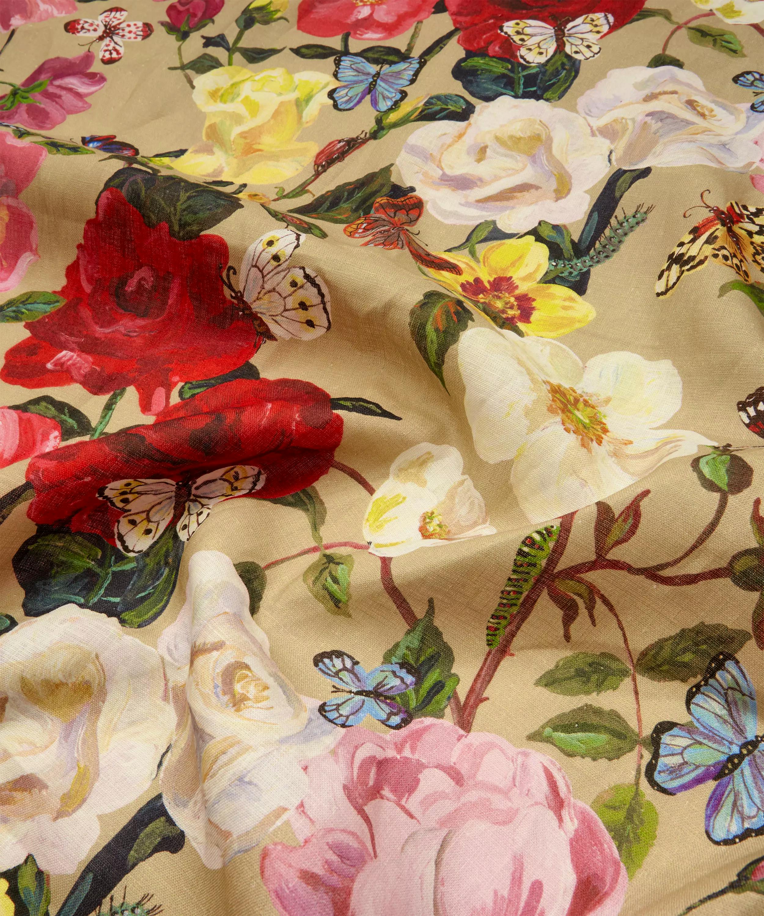 Liberty London Roses Large Linen Tablecloth, £192