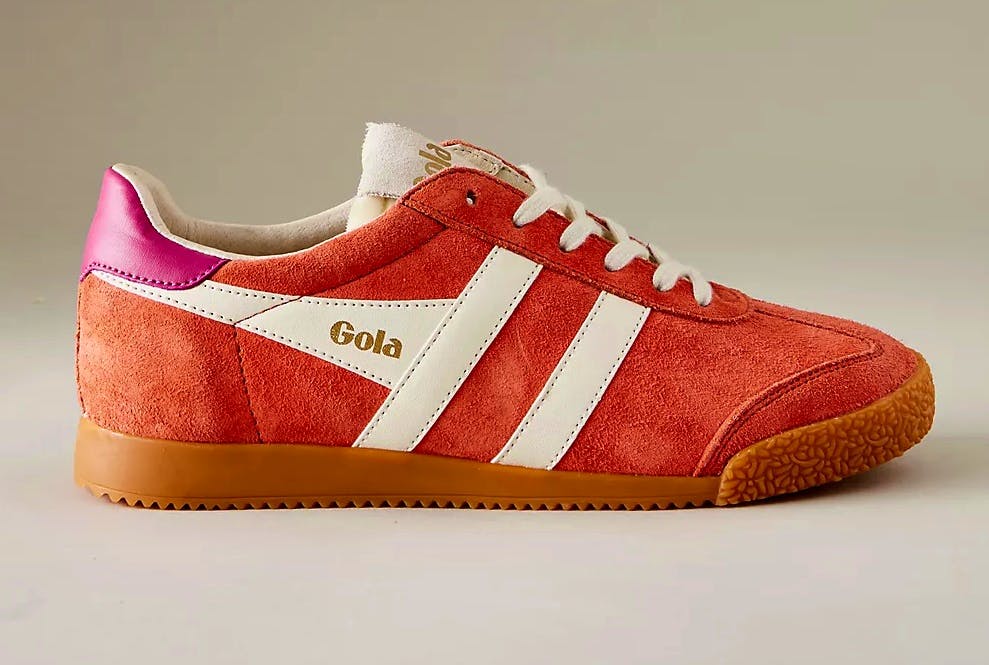 Anthropologie Gola Elan Suede Trainers, £90