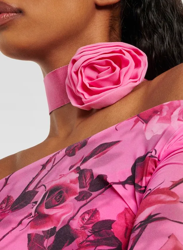 Blumarine Rose Canvas Choker, £125