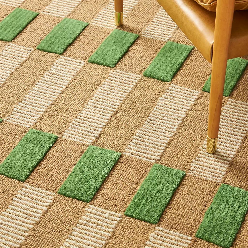 Anthropologie Matilda Goad & Co. Tufted Plaid Rug, from £78