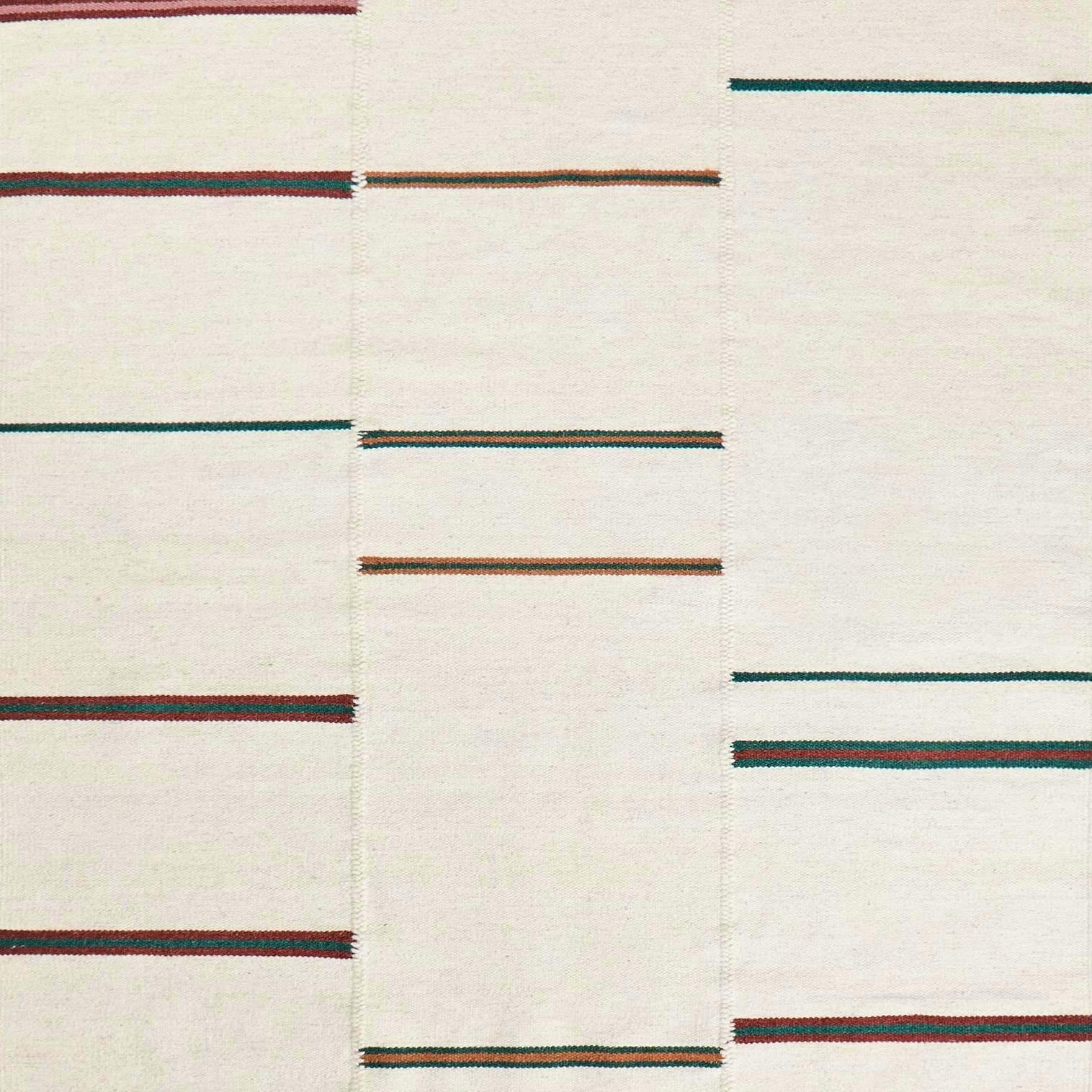 Zara Rectangular Striped Wool Rug, 249.99