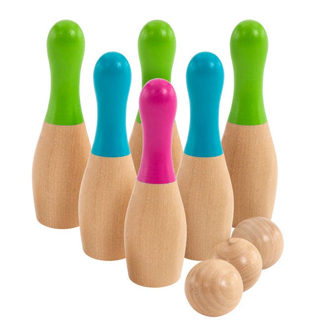 TP Toys TP Wooden Skittles, £19.99
