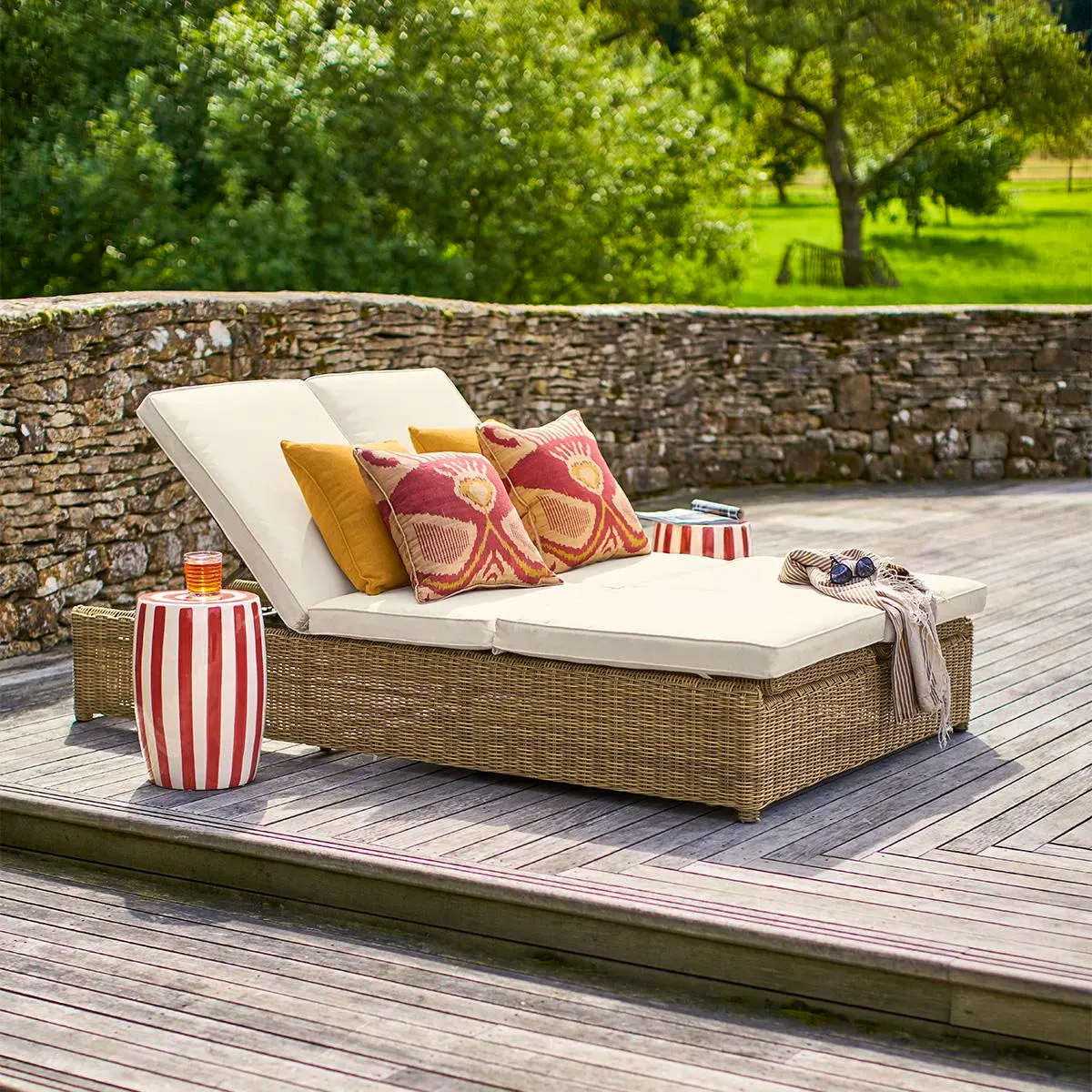 OKA Fontelina Double Lounger, £997