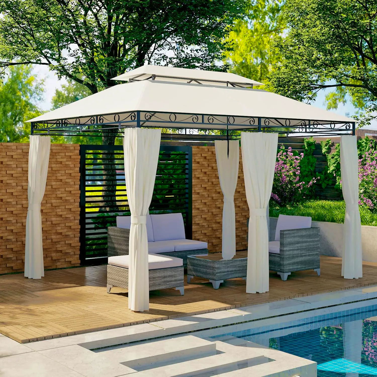 Amazon Mondeer Garden Gazebo, £179