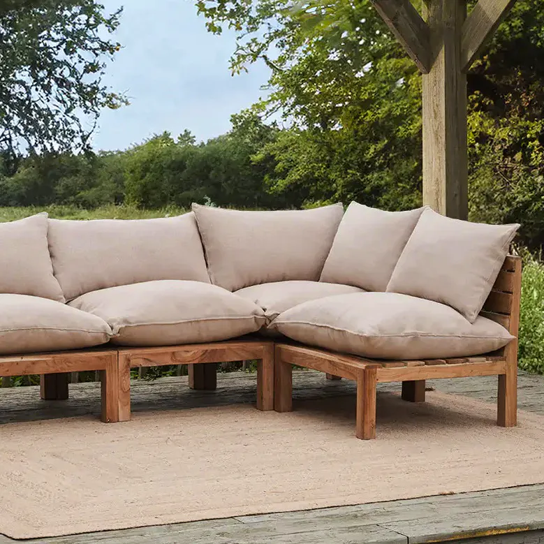 Nkuku Anbarasi Acacia Modular Sofa, £3,680