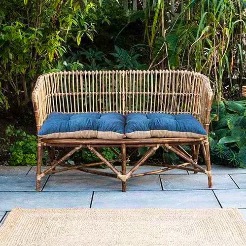 Nkuku Nesari Rattan Sofa, £390