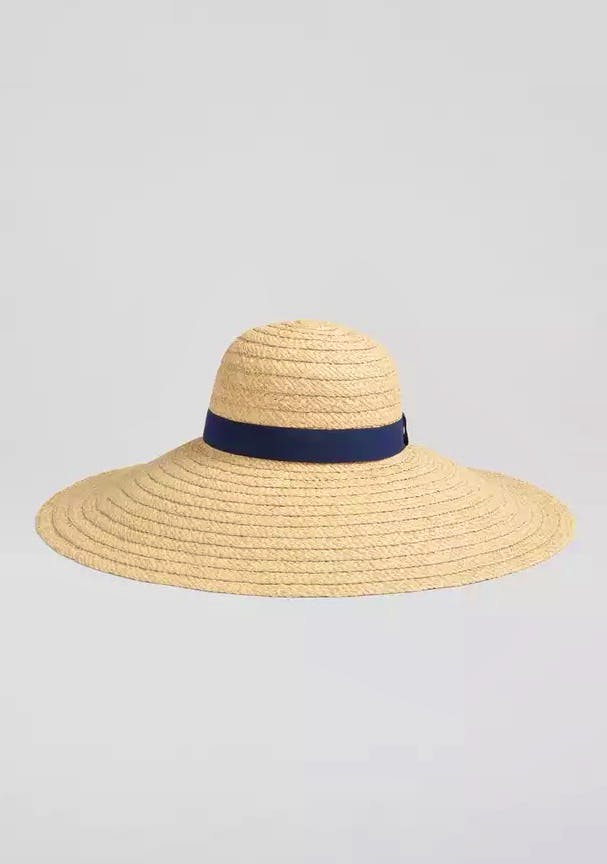 LK Bennett Gigi Natural Straw Wide-Brim Sun Hat, £34 (Was £69)