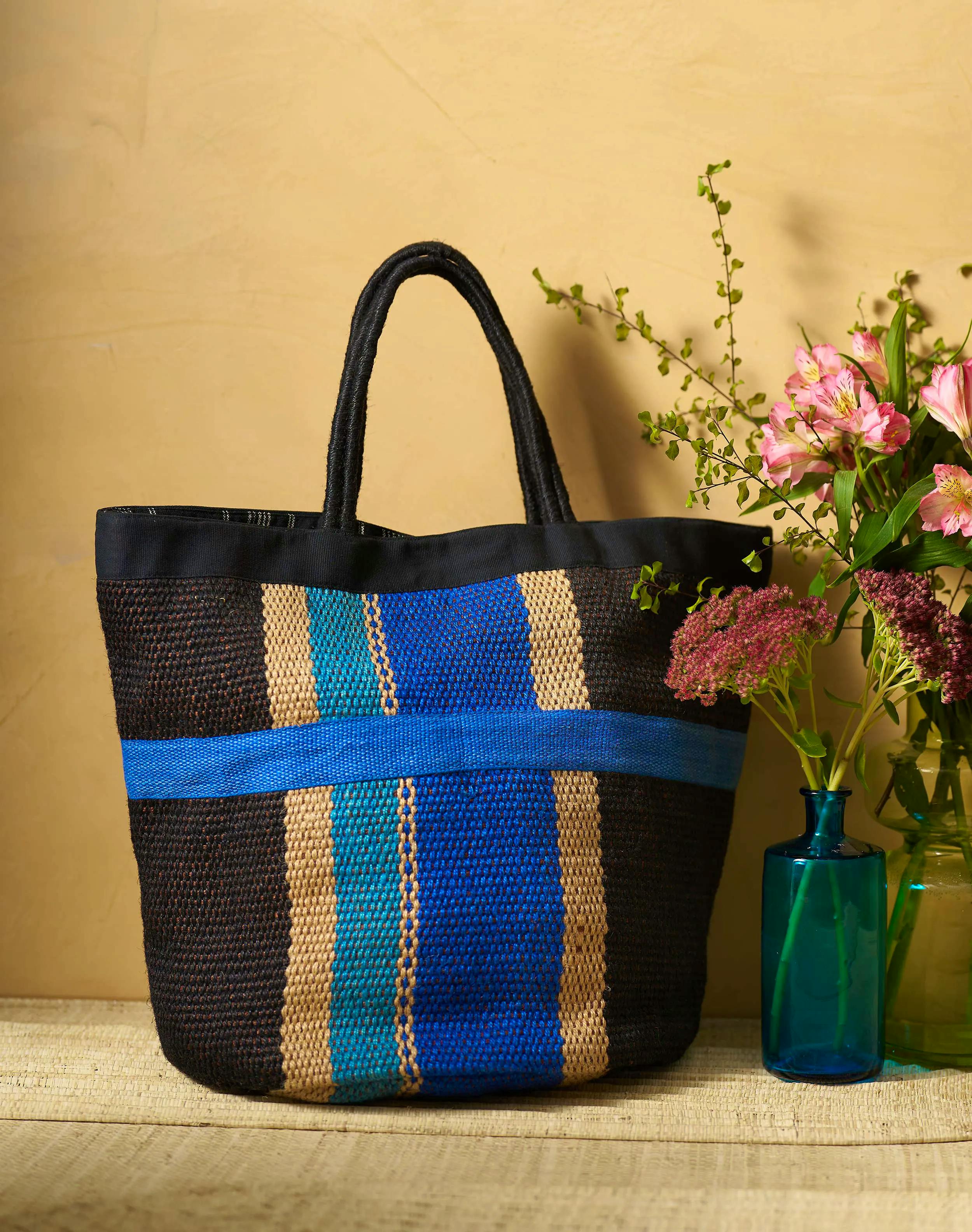 Brora Hand Woven Jute Bag, £75 (Was £125)