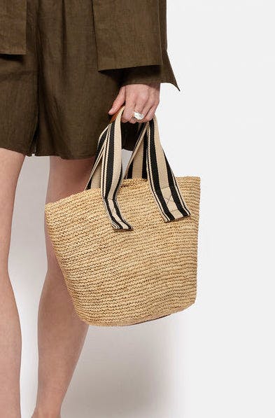Jigsaw Soft Raffia Tote, £98 (Was £140)