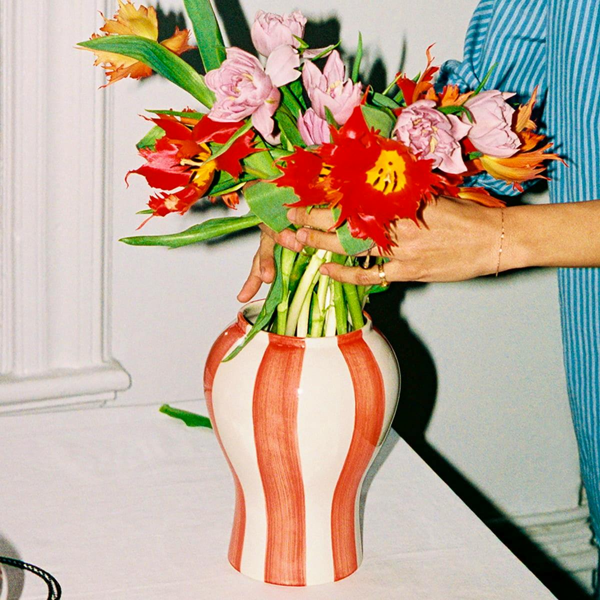 MyTheresa Hay - Sobremesa Vase, Small Red, £80