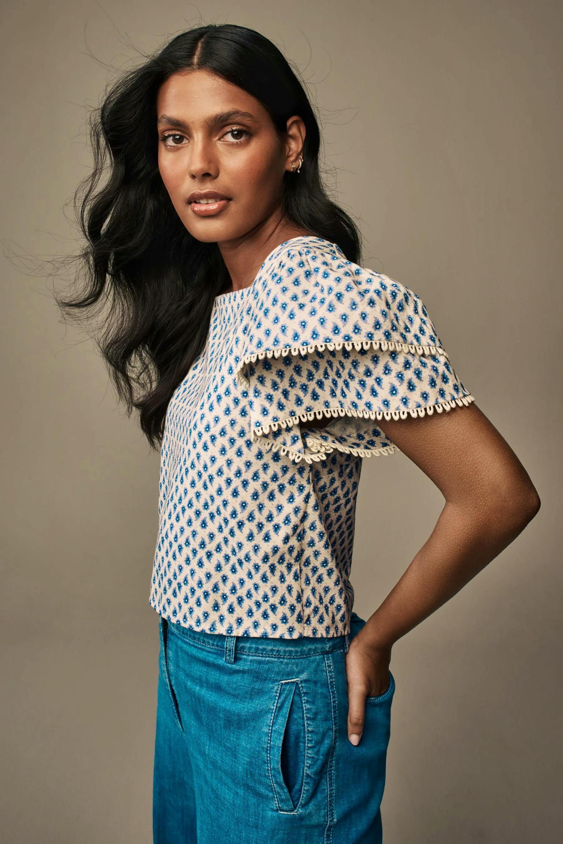 Next Laura Ashley Linen Blend Shell Top, £34