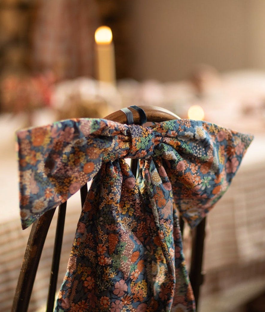 Etsy Poppy and Honesty Giant Bow in Liberty Print, £30
