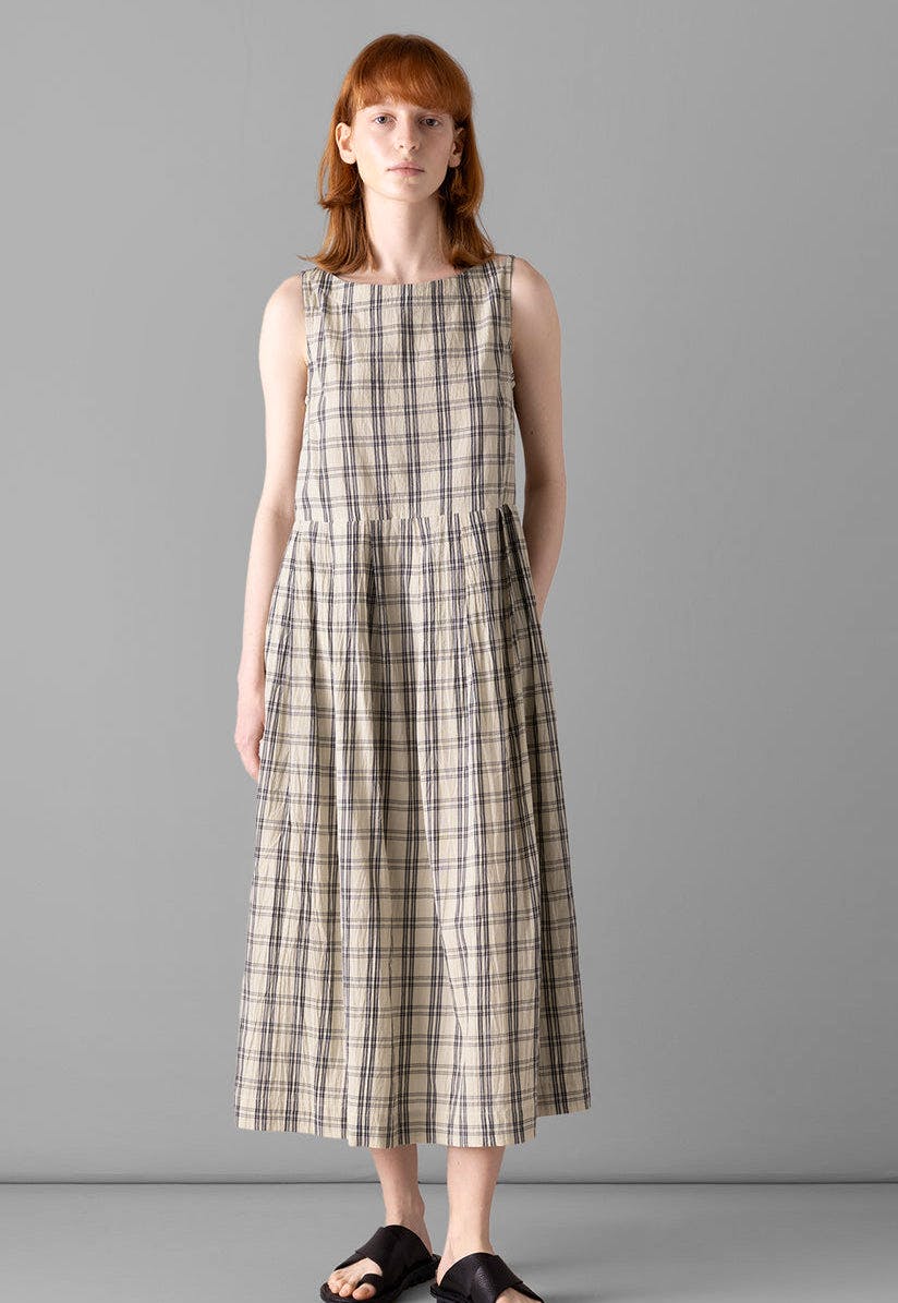 Toast Iku Check Cotton Dress, £75