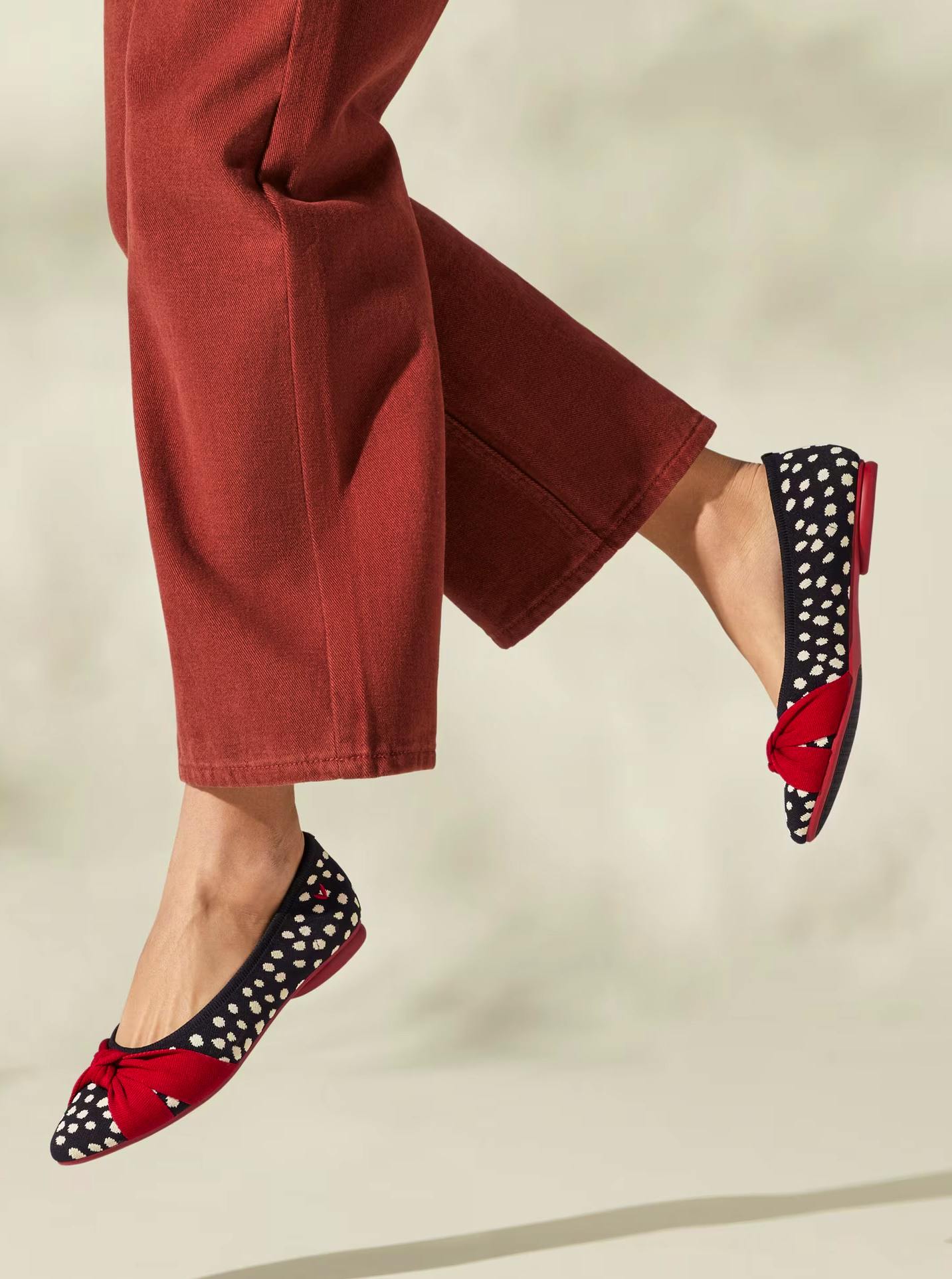 Vivaia Almond-Toe Knotted Flats (Bibi), £79.09