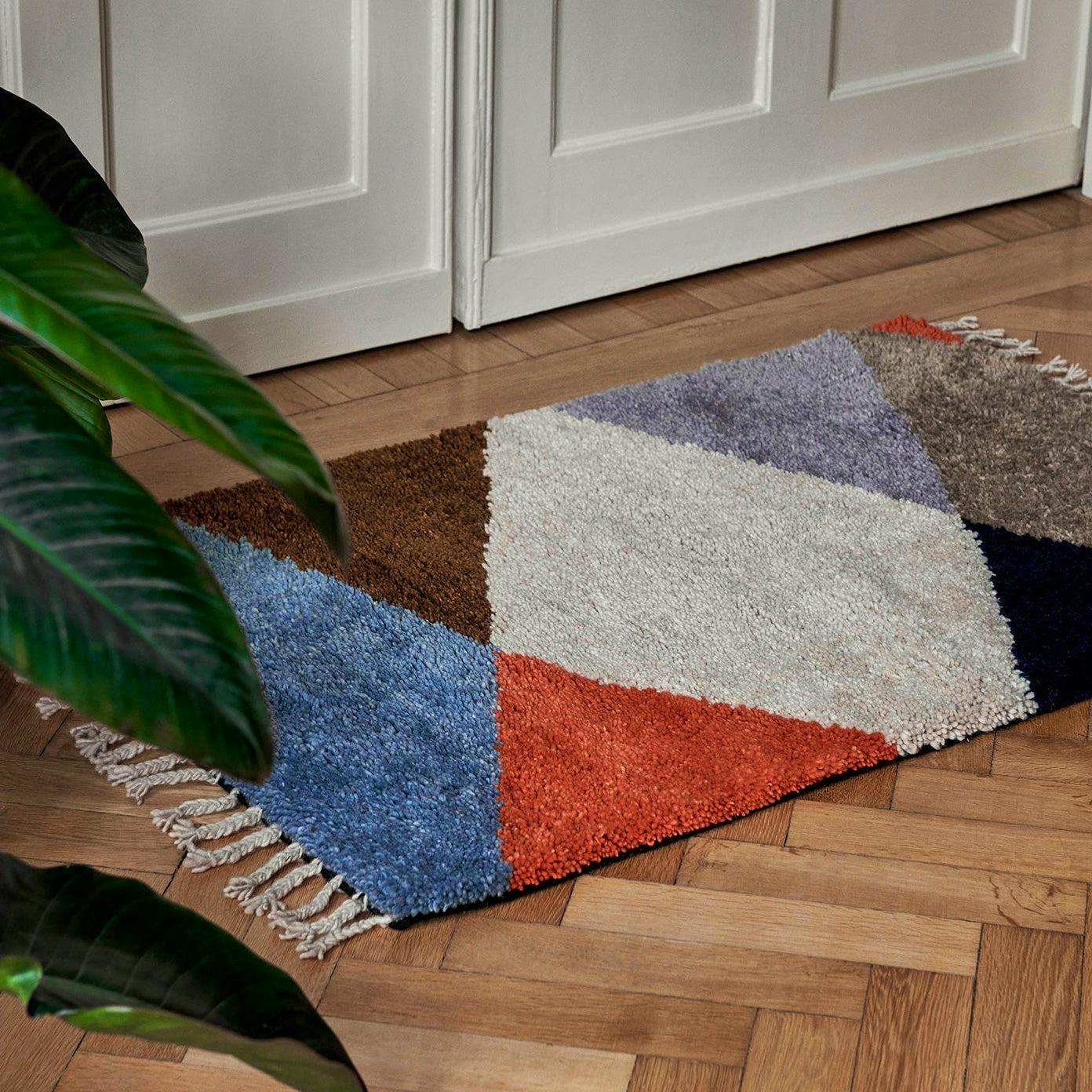 Ferm Living Harlequin Knotted Rug, £225