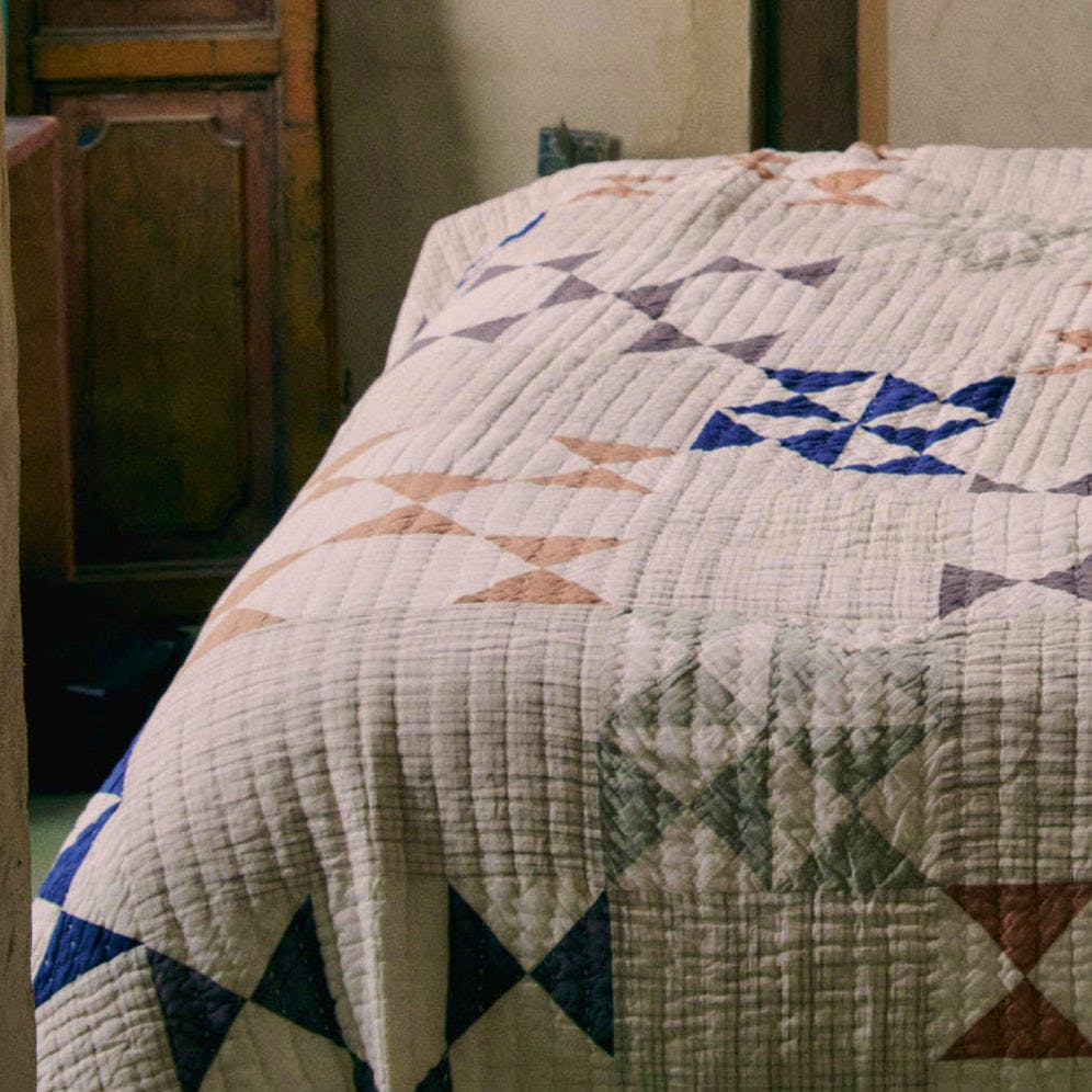 Toast Maia Patchwork Cotton Quilt, £299