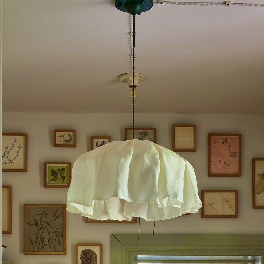 Beata Heuman Paper Bag Gong Pendant, £1,200