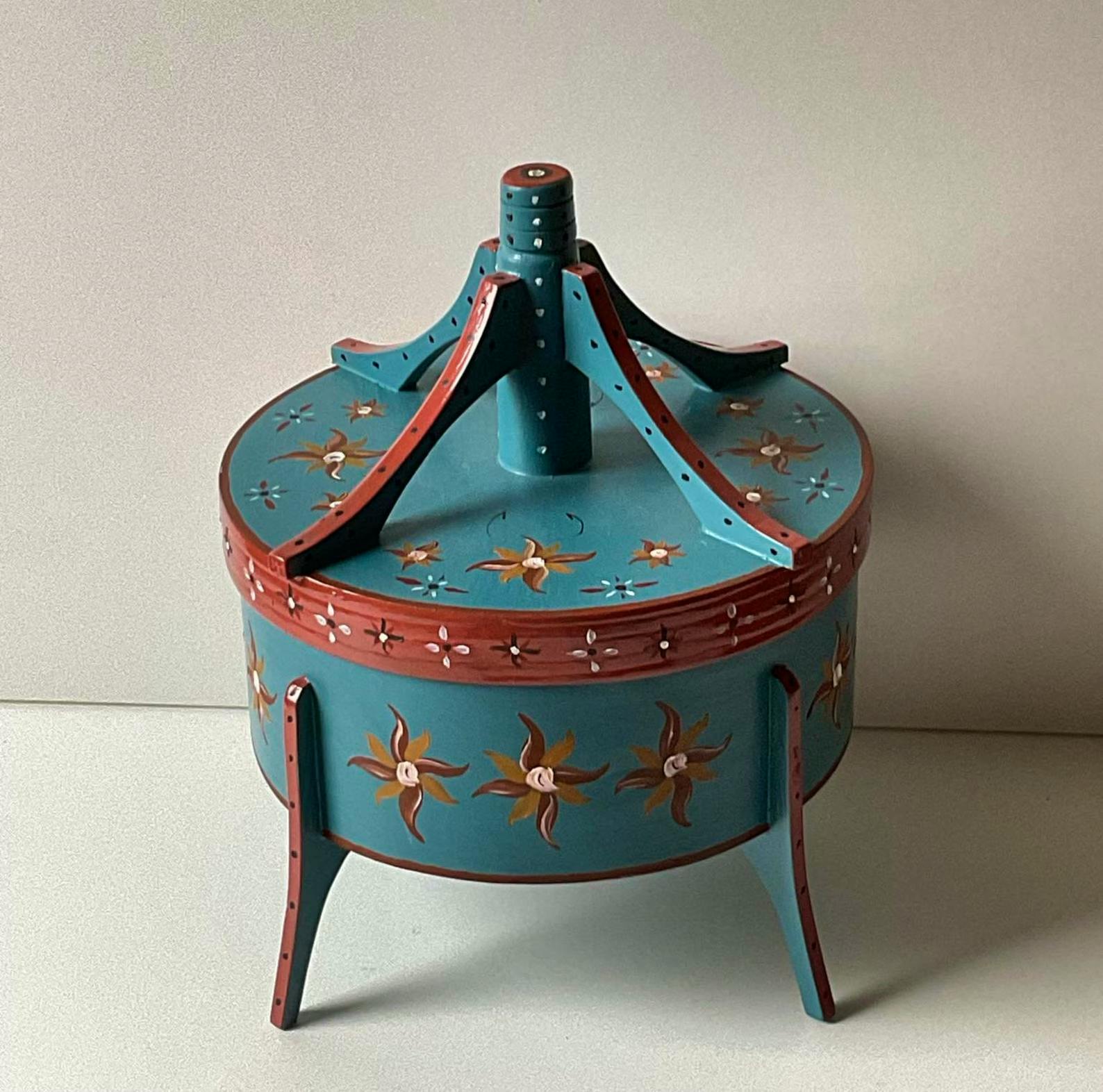 Etsy Hand Painting Pedestal Storage Box With Lid, £54.74
