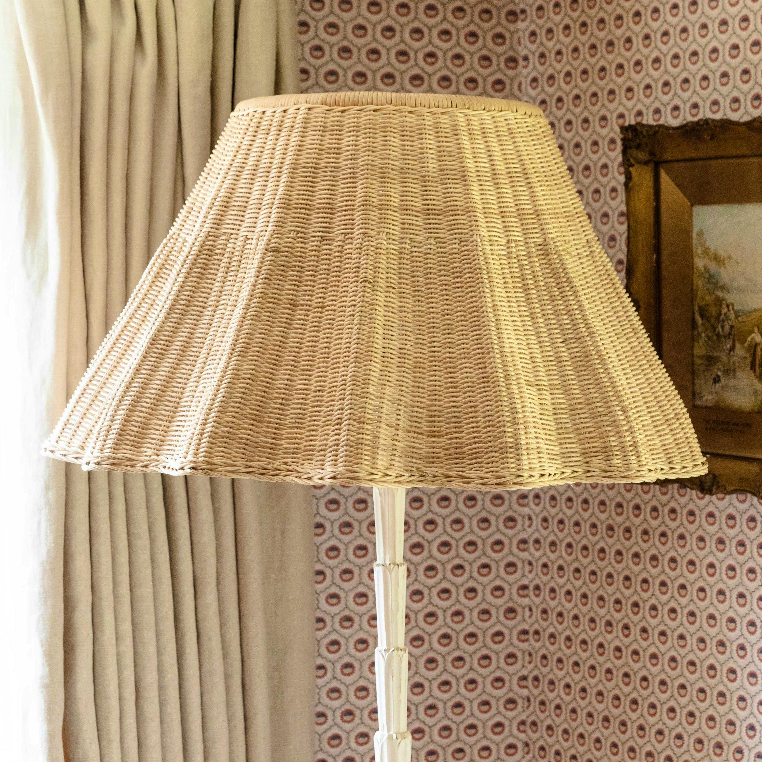 Maison Flaneur Wave Rattan Lampshade, £210