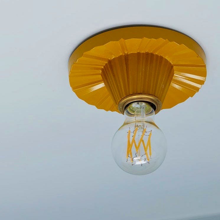 Beata Heuman Crinkle Light Saffron, £480