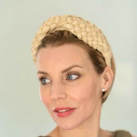 VV Rouleaux Natural Trevi Headband, £195