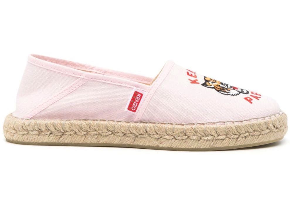Kenzo Tiger Logo-Embroidered Espadrilles, £142 (Was £206)