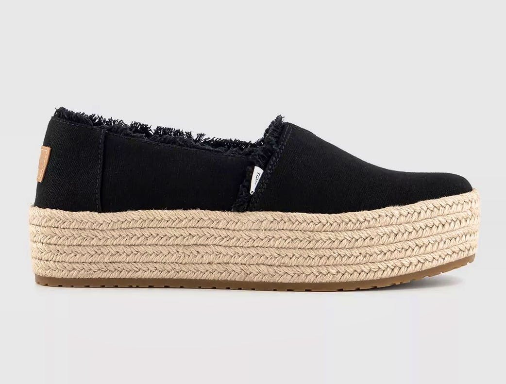 Toms Valencia Espadrille Slip Ons, £50 (Was £70)