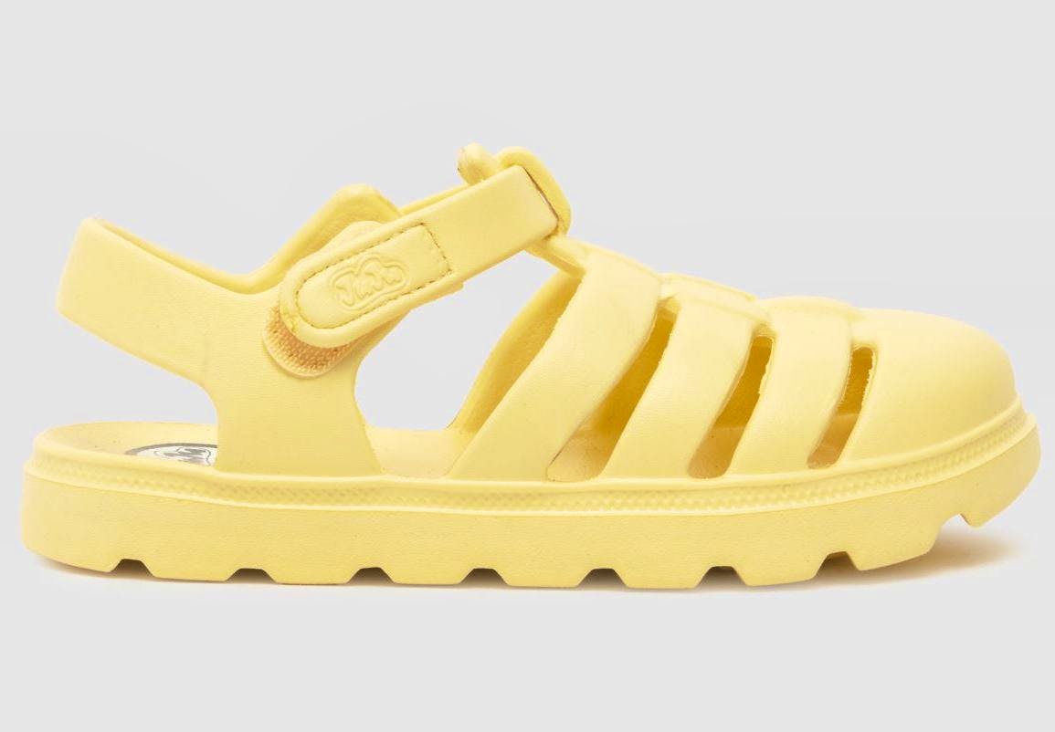 Juju Jellies Yellow Cherub Girls Junior Sandals, £14.99 (Was £20)