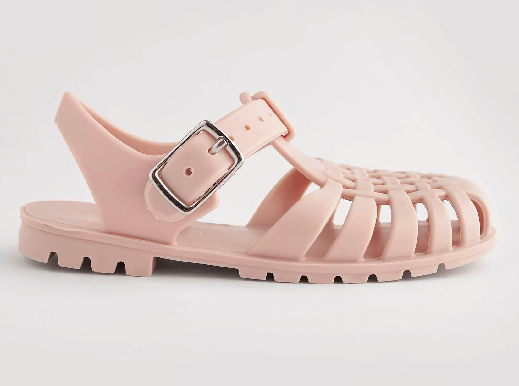 Next Pink Jelly Fisherman Sandals, £8 – 10
