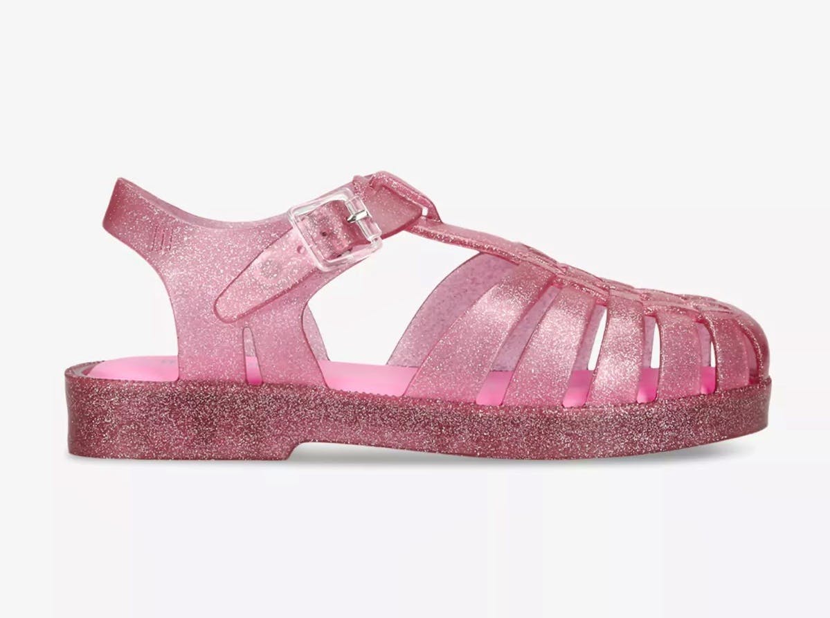 Mini Melissa Kids' Possession Glitter Jelly-Rubber Sandals, £55