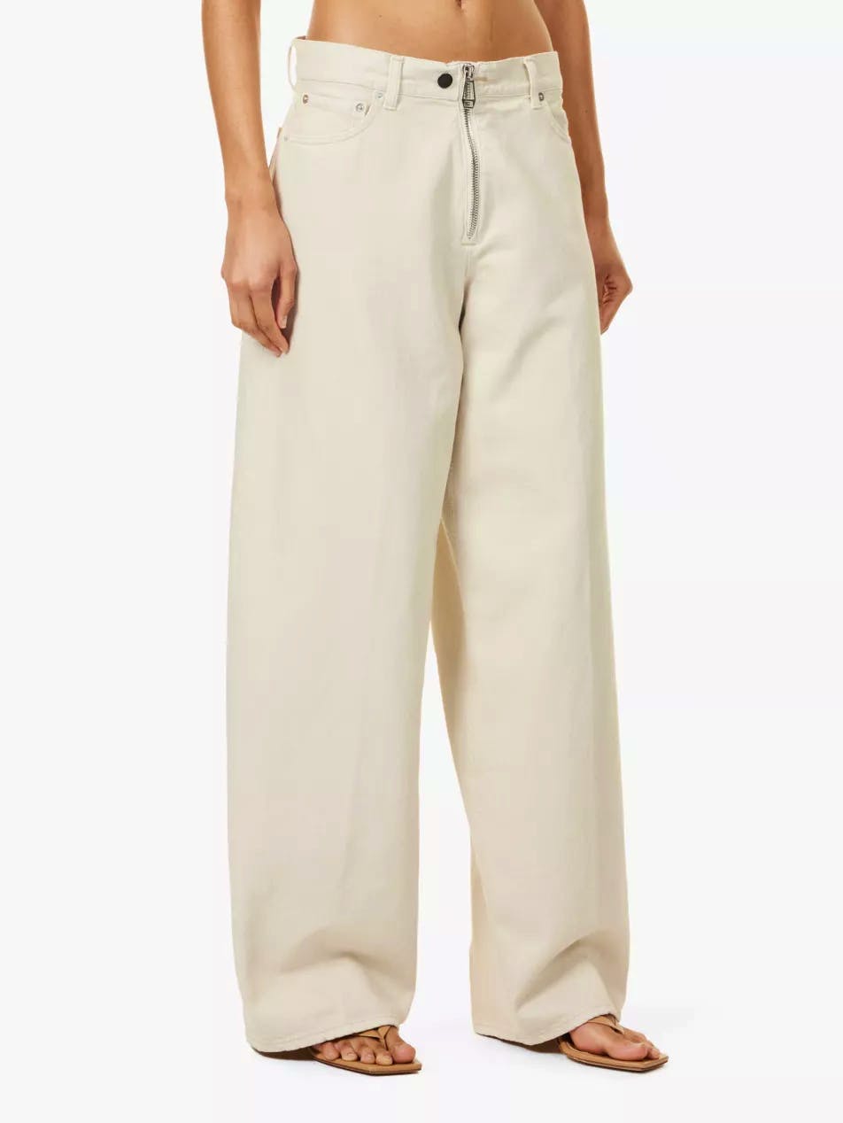 Haikure Bethany Wide-Leg Organic-Cotton Jeans, £215