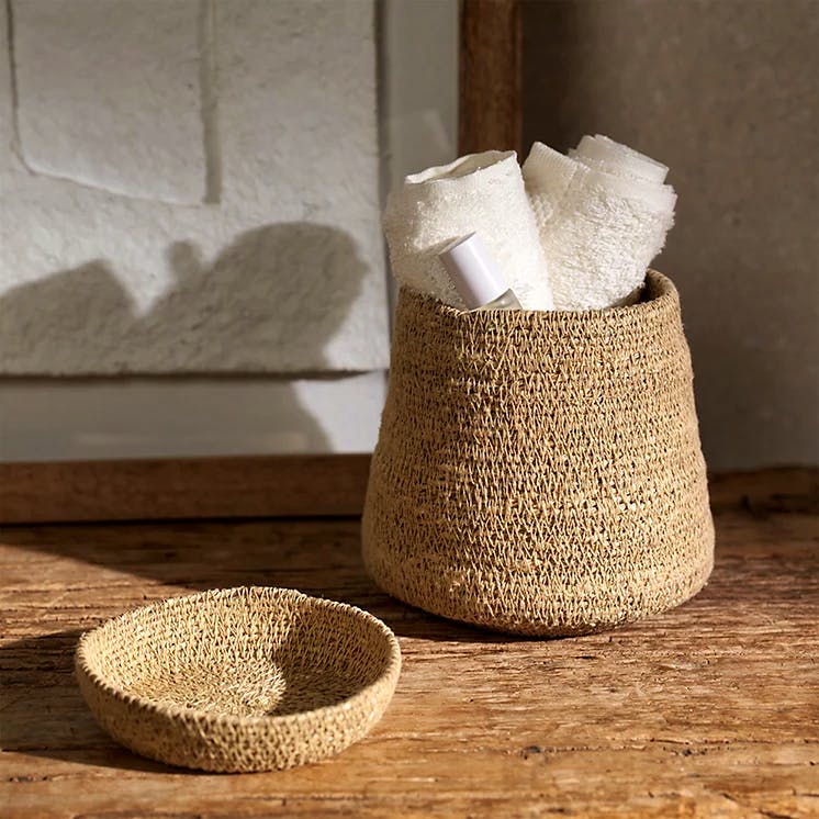 The White Company Seagrass Bedside Basket – Medium, £18