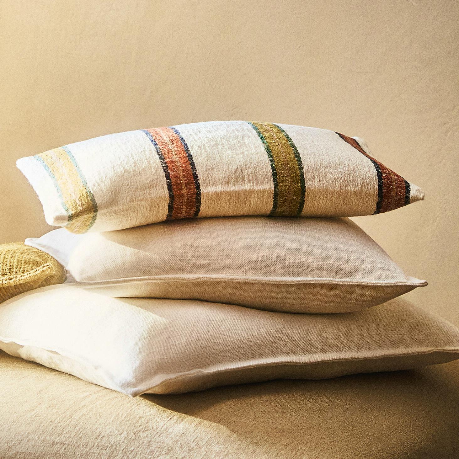 Zara Home Striped Cushion Cover, £27.99