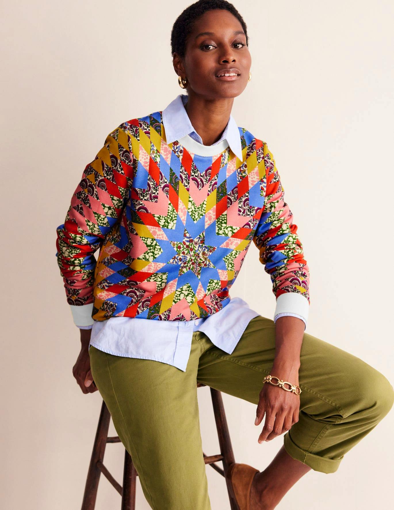 Meg Saddle Sleeve Jumper £70