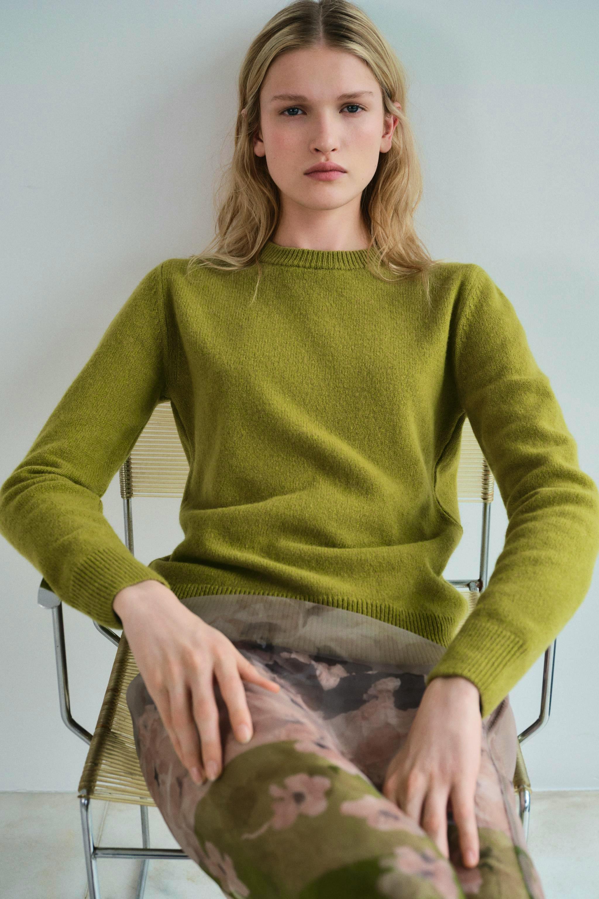 Zara Basic Wool And Cashmere Blend Sweater, £79.99