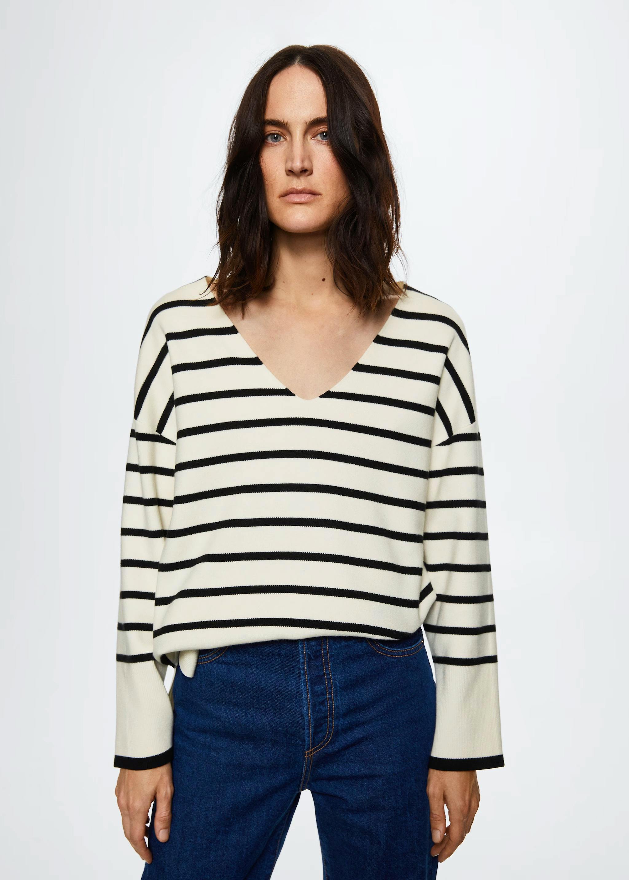 Mango Oversized Striped Sweater, £35.99