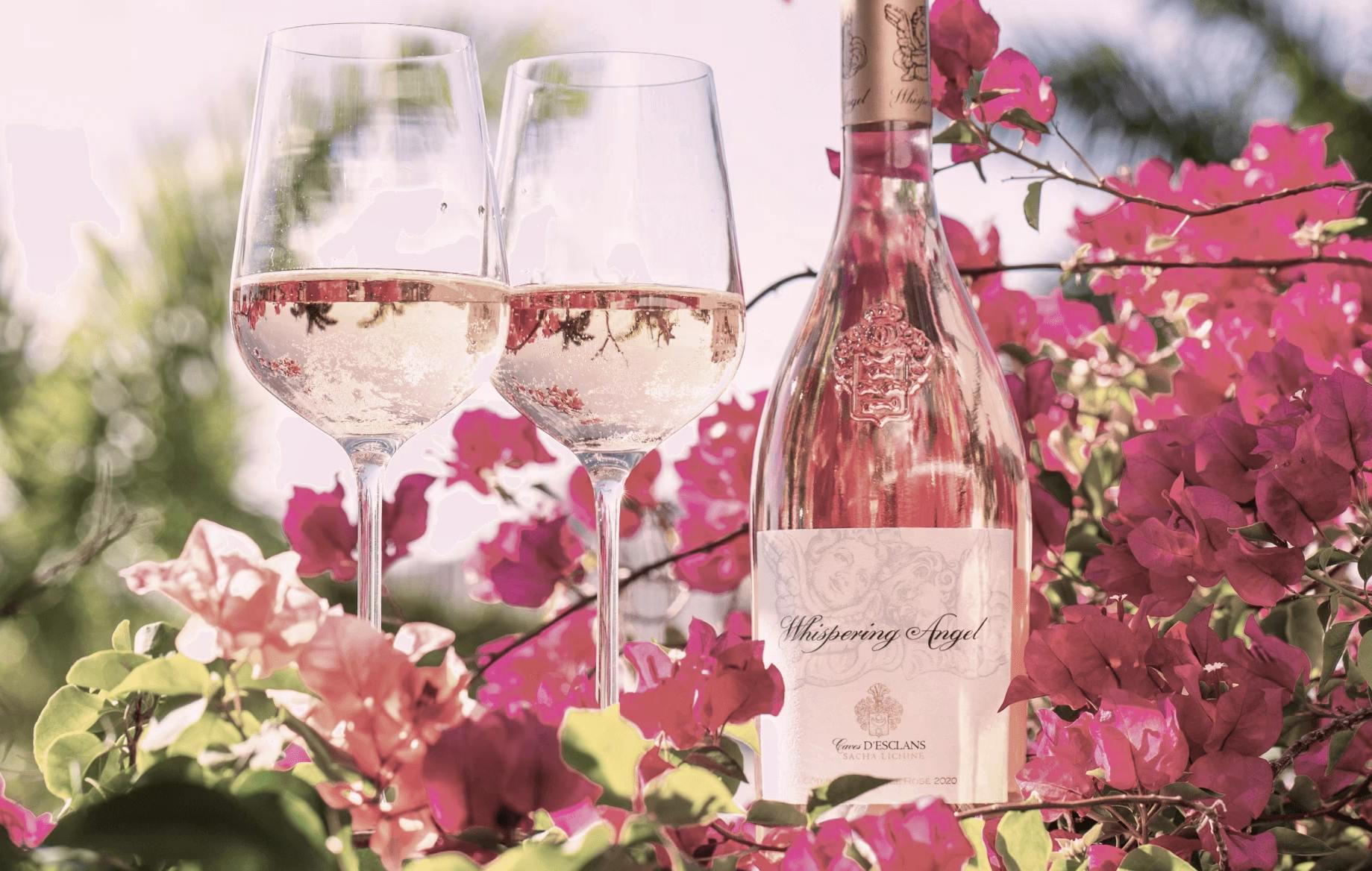 Rose Wine Whispering Angel