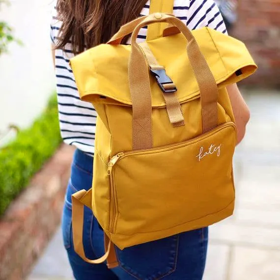 Jack Spratt Personalised Roll Top Backpack, £35