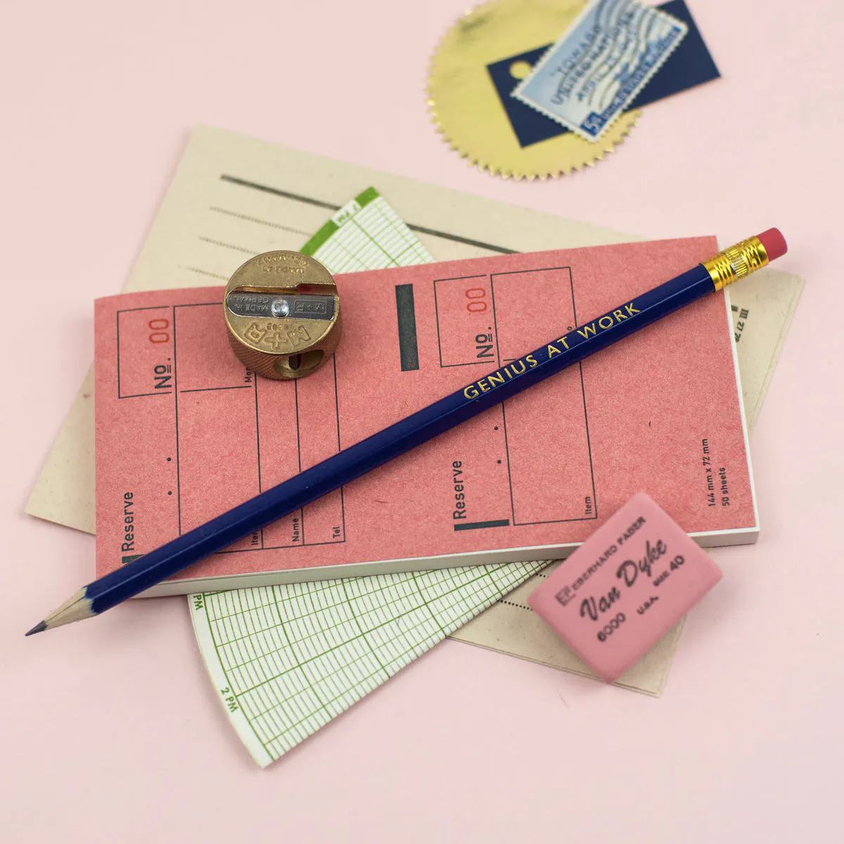 Oh Squirrel Genius At Work Pencil, £1.75