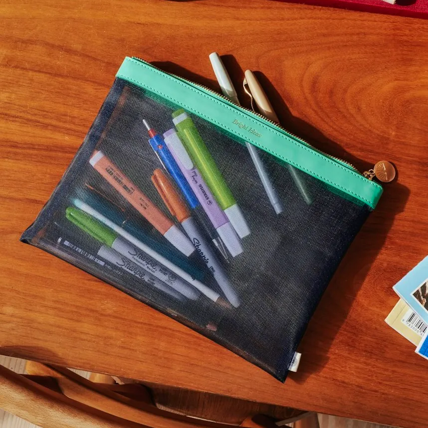 Papier Bright Ideas Mesh Pencil Cases, £20