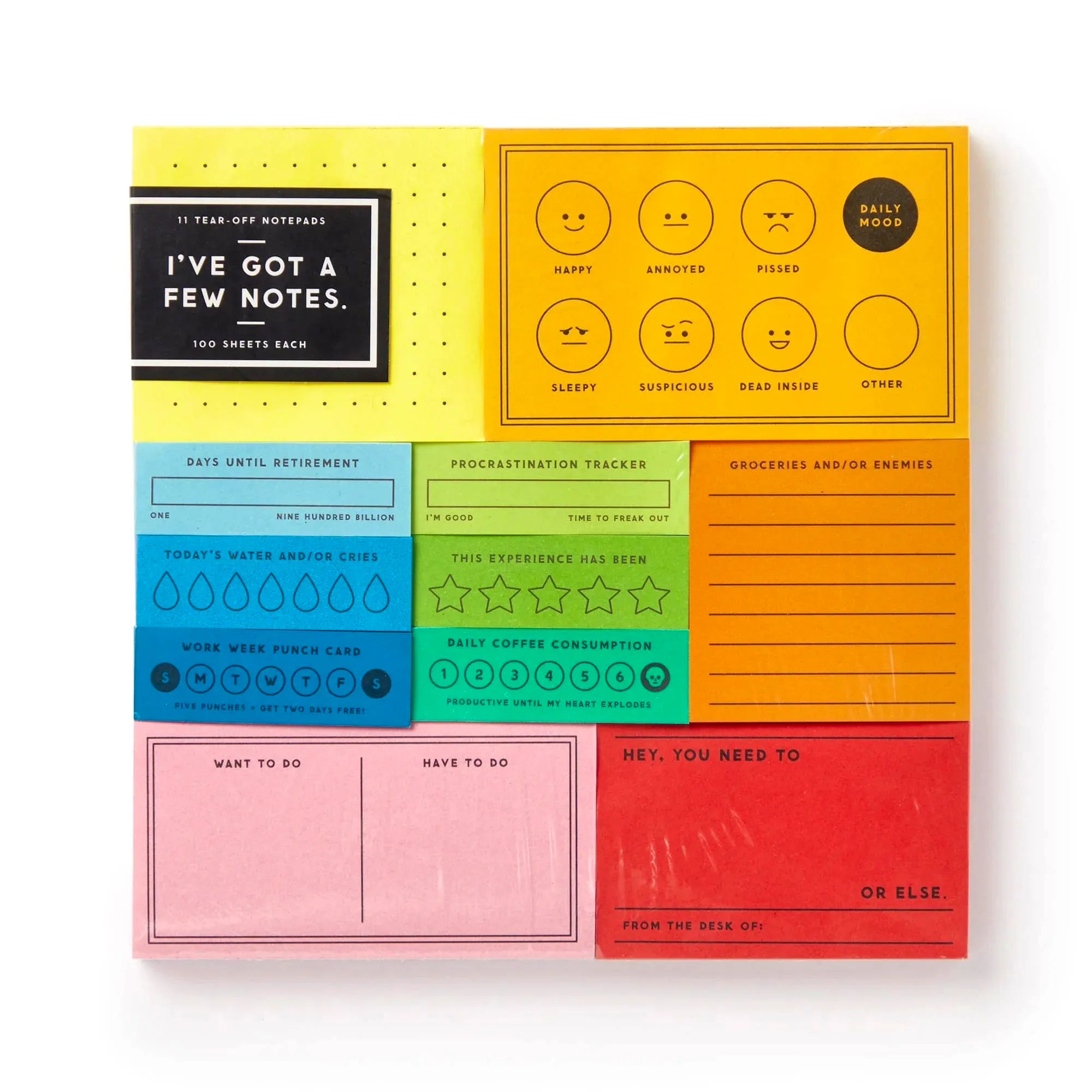 Penny Black I’ve Got A Few Notes Tear-Off Notepad Set, £12.99